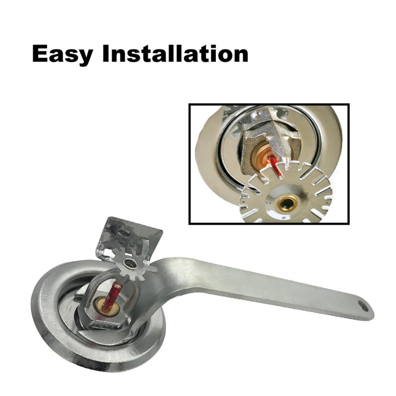 1Pcs Fire Sprinkler Cover Adjustable Escutcheon Ring Semi-Recessed Decorative Plate