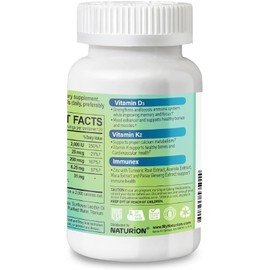 D3+K2 IMMUNEX – Vitamin D3 2000 IU, K1 25 mcg, K2 200 mcg