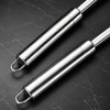 Aldera Home Stainless Steel Soup Ladle with Long Handle, Silver