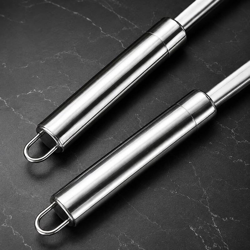 Aldera Home Stainless Steel Soup Ladle with Long Handle, Silver