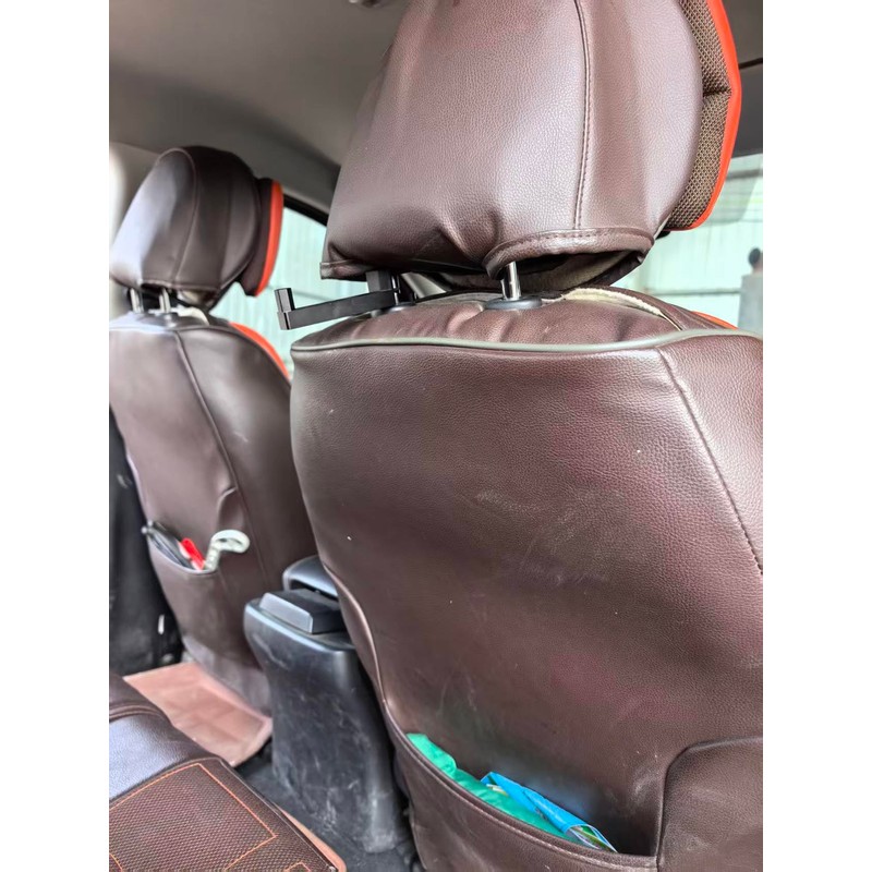 Car Headrest Archery Bow Holder - Black Metal Universal Vehicle