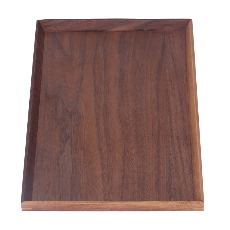 Walnut Wooden Tray Rectangle Serving Tray Tenon Structure Chinese For