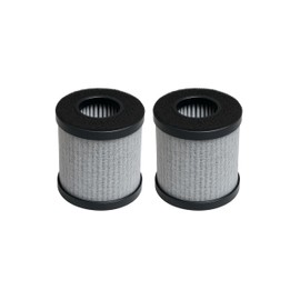 Nispira Filter Replacement For CALODY E-L2 Easycare CleanLight KeySmart Portable Car Air Purifier 3-in-1 HEPA Activated Carbon, 2 Packs