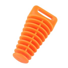 Motorcycle Dirt Bike Exhaust Washer Plug 2/4 Stroke ATV Quad Exhaust Muffler Cleaning Kit (Orange) + Motocross Cap Washing Cap for Motocross