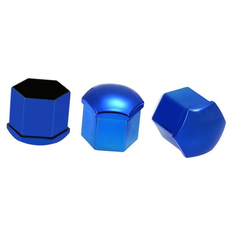aqxreight 20pcs Universal 21mm Wheel Nut Covers Lug Nut Caps