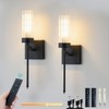 Maooght Battery Operated Wall Sconce Set of Two with Remote,