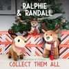 Plush Reindeer Stuffed Animal - Holiday Deer Characters with Antlers