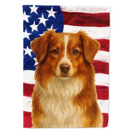 Caroline's Treasures Red Tri American Shepherd American Garden Flag Mailbox Flag Decorative Yard Flag Banner Outside Patio Artwork Yard Flower Beds, Garden Size, Multicolor