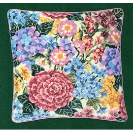 Floral Pillow - Needlepoint Kit