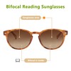 Madison Avenue Round Bifocal Reading Sunglasses for Women Men Spring