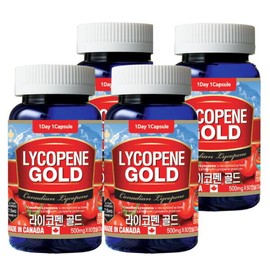 Tonglife 통라이프 () 라이코펜 골드(500mg x 60캡슐) 4병 Tong Life Lycopene Gold (500mg x 60 Capsules) 4 Bottles