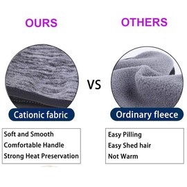 4 Pcs Ear Warmer Headbands, Full Cover Running Ear Muffs Fleece Sports Headband Winter Ear Warmer Running Headband for Women Men Outdoor Sports and Fitness