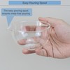 EIKS Glass Bowls with Spout for Mixing and Serving Sauce