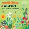 2025 Natural History Museum Wonderful Wildlife Square Family Wall Calendar