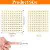 YBEATY 30 Pcs 1-200 Round Number Stickers Small Self Adhesive