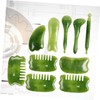 Healifty 1 Set 10pcs Gua Sha Massage Board Scalp Comb