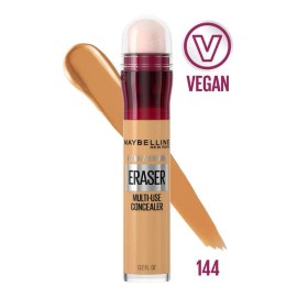 Maybelline Instant Age Rewind Corrector facial 3 en 1, Tono Caramel, 6ml - Maquillaje que borra ojeras y líneas finas, cubre imperfecciones, corrige, contornea e ilumina, cobertura media, 12H de uso