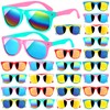GINMIC Kids sunglasses, 24Pack Neon Party Favor, with UV Protection