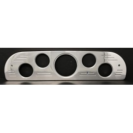 Dolphin Gauges Compatible with 1957 1958 1959 1960 Ford Truck 5 Gauge Dash Insert - Polished Billet Aluminum