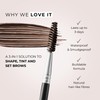 WUNDERBROW Eyebrow Gel, Waterproof, Smudgeproof, Lasts for Days, Shade: Deep