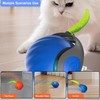 Funcupri Speedy Tail 2.0 Cat Toy, Interactive Cat Ball for