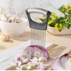 Ptyism 1 Pcs Onion Slicer(with Protective Cover) Onion Holder For丨Vegetable
