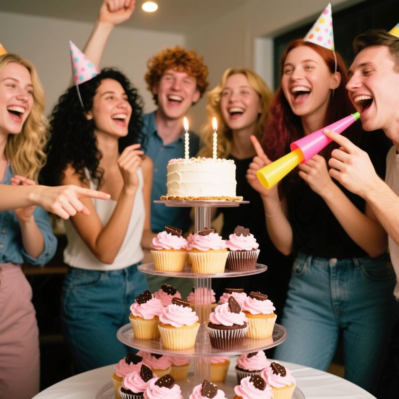 5段 ケーキスタンド BetterJonny 透明お菓子皿 アクリル樹脂 デザートスタンド お菓子 果物 ケーキ アフタヌーンティー