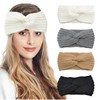 EOAMGO Women's Headband, 4 Pieces Hat, Women's Winter Knitted Warm
