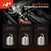 A-Premium Pack of 4 Iridium & Platinum Spark Plugs Compatible
