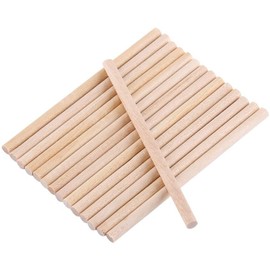 Concession essentials 4.5 x 3/16 mini Wooden dowels. Pack of 100 Count