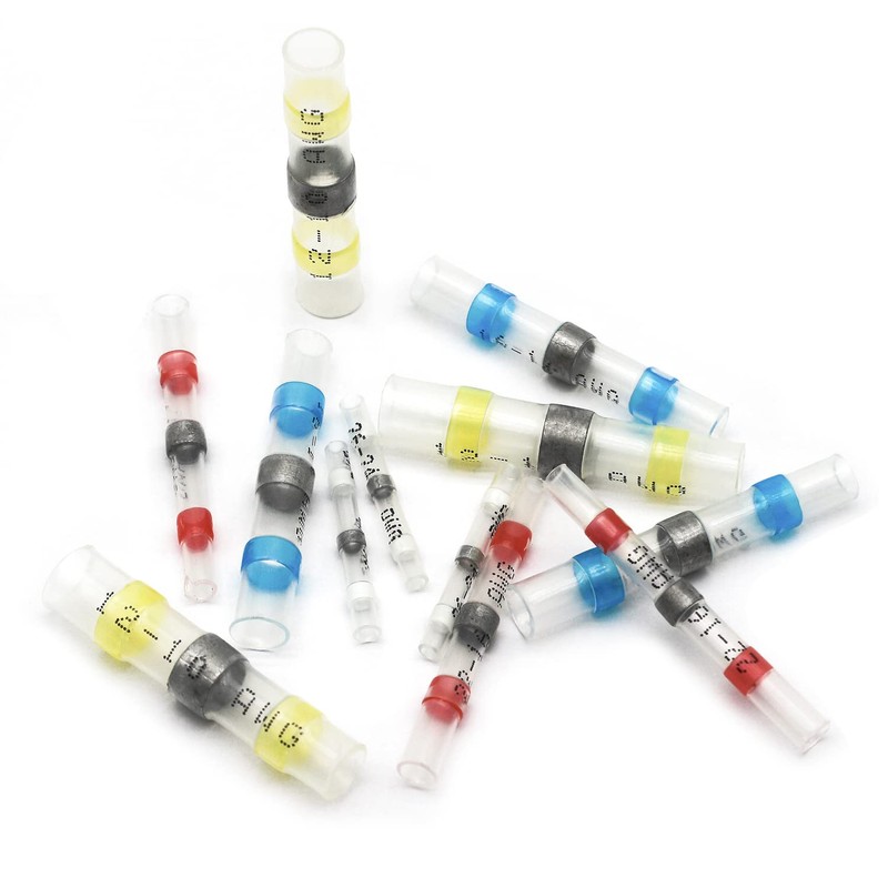 Conectores de alambre de sellado de soldadura (amarillo (AWG 12-10))