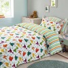 Dreamscene Duvet Cover Pillowcase Bedding Set Boys Girls Dinosaur Reversible