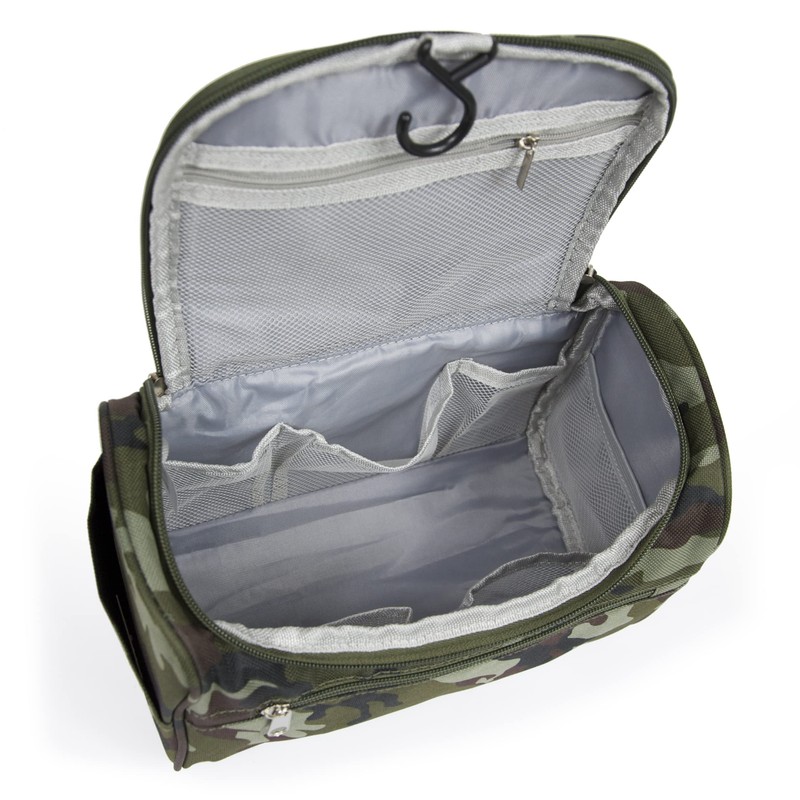 Vanity Camouflage Cosmetic Bag Pencil Case, Green camouflage, Vanity Camouflage