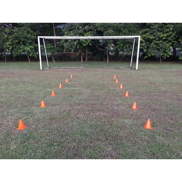 WOWGEEK 7.5 Inch Plastic Sport Training Traffic Cone 10 Traffic Safety Cones Sign Sport Soccer Football Training Cones