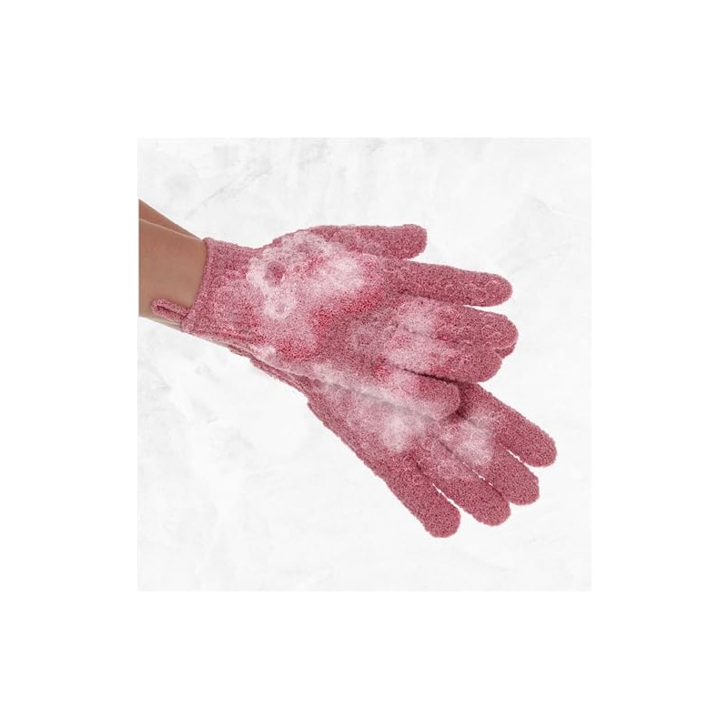 Pares Guantes Exfoliantes 100 Nylon Exfoliante Corporal Doble Textura Spa