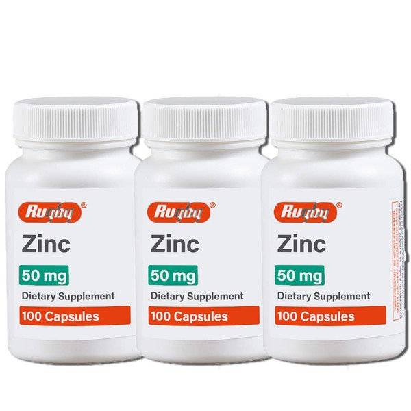 Rugby ZINC SULFATE TABS 220MG - (50MG Active Zinc per tablet) (Pack of 3)