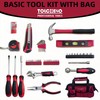 TOLCHENO Basic Tool Kit - Mini Tool Box for Home,Apartement,Dorm