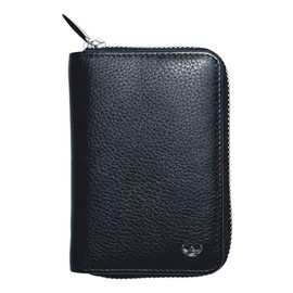 Golden Head Capri RFID Protection Leather Wallet 8 cm, black, rfid wallet