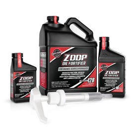 Opti-LUBE ZDDP Oil Fortifier: 1 Gallon with Accessories (1 Plastic Hand Pump, 1 Empty 16oz Bottle, 1 Empty 8oz Bottle), Treats up to 128 Quarts of Oil