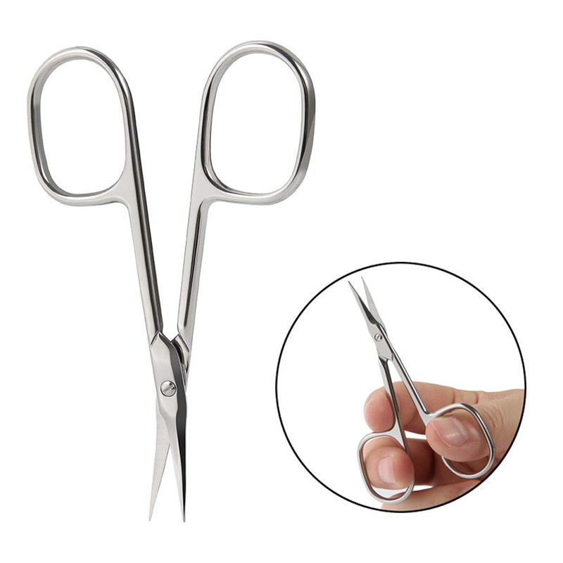 BEZOX Professional Cuticle Scissors Set, Multifunctional 2 Pieces Scissors with