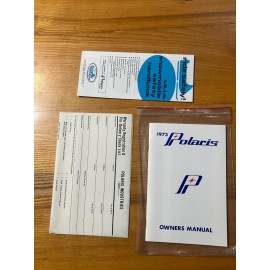 Polaris NOS Polaris 73 1973 Owners Manual Vintage TX Colt Mustang Charger 295 340 530 SS