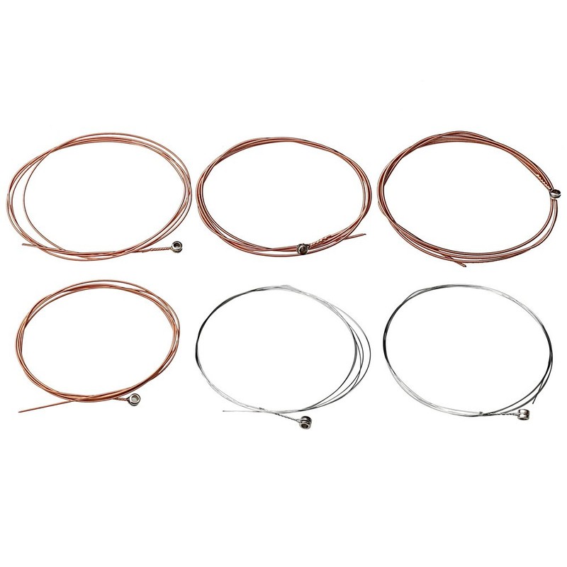 kuou 6 Pack Guitar Strings, Stainless Steel Replacement Steel Strings