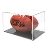 BallQube Grandstand Football Display Case for Memorabilia and Autographed Ball,