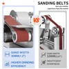 SI FANG Electric Mini Belt-Sander Knife Sharpener, 7 Speeds Portable