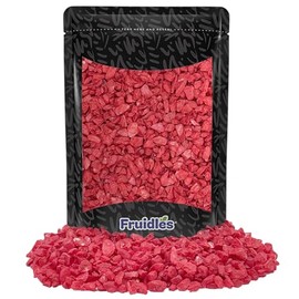 Fruidles Natural Rock Pure Cane Sugar For Tea and Coffee, Dissolves Quickly, Resealable Bag (Strawberry Crystals, 1 Pound)