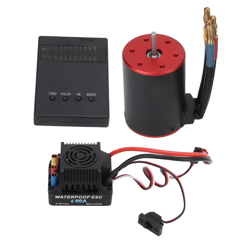 3650 3100KV Brushless Motor 60A ESC Set Waterproof Brushless Motor