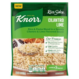 Knorr Rice Sides Cilantro Lime Rice for a Delicious + Quick Side Dish, 5.5 oz