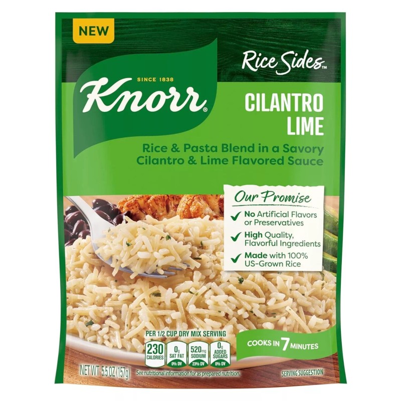 Knorr Rice Sides Cilantro Lime Rice for a Delicious +