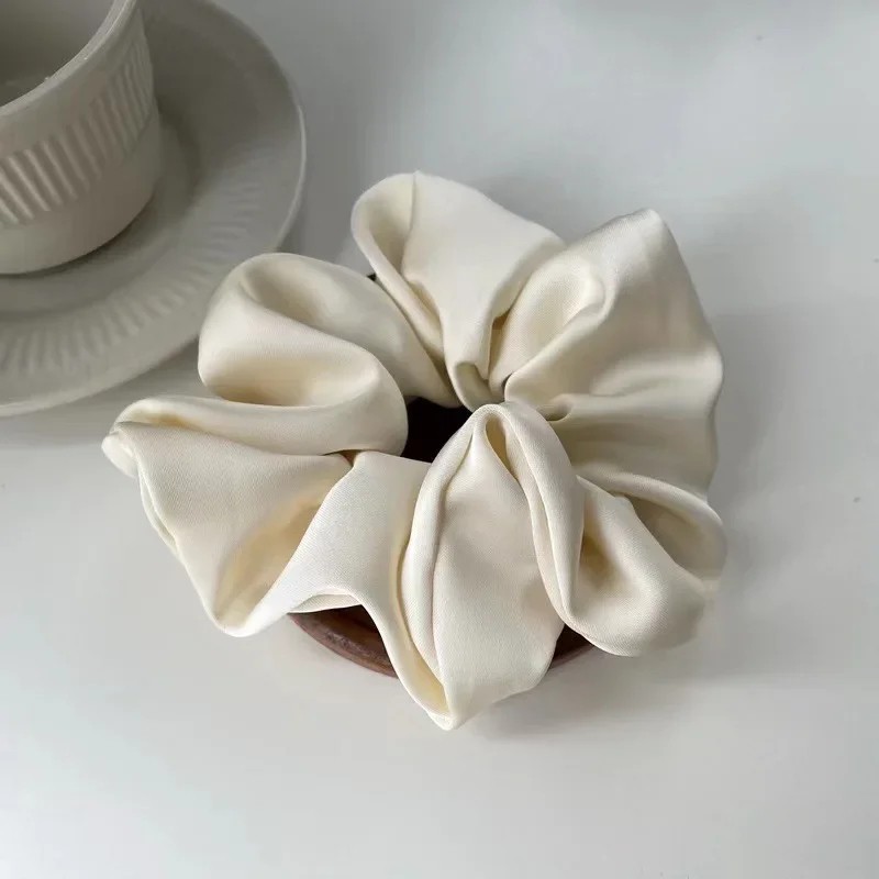 Satin Scrunchie for Ponytails – Soft Elastic Hair Band for