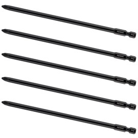 5 x Rennie Tools 160mm Long PH2 Compatible with Senco Duraspin DS275 DS300 EAP27530 Autofeed Collated Drywall Screwdriver Gun Bit Heavy Duty Phillips No.2